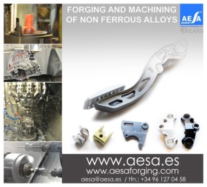 Stand Aleaciones Estampadas S.A. - AESA in Metalmadrid 2015 Industrial Show Forging for Automotive