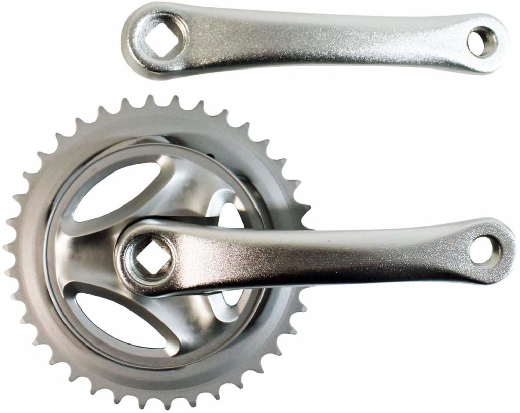 Bicycle aluminium crankset for urban mobility